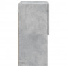 Szafki TV, z LED, 2 szt., szarość betonu, 30,5x30x60 cm