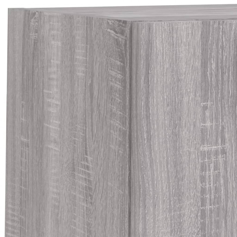 Szafki pod TV z LED, 2 szt. szary dąb sonoma, 30,5x30x60 cm