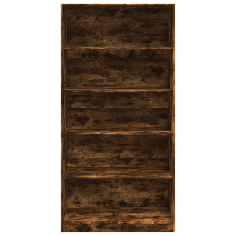 Szafa, przydymiony dąb, 100x50x200 cm, materiał drewnopochodny