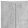 Szafki TV, z LED, 2 szt., szarość betonu, 30,5x30x90 cm