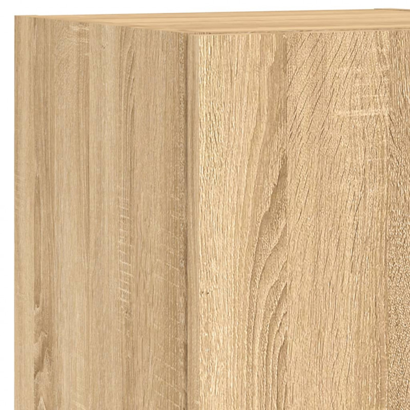 Szafka TV z LED, dąb sonoma, 30,5x30x102 cm