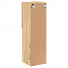 Szafki TV, z LED, 2 szt., dąb sonoma, 30,5x30x102 cm