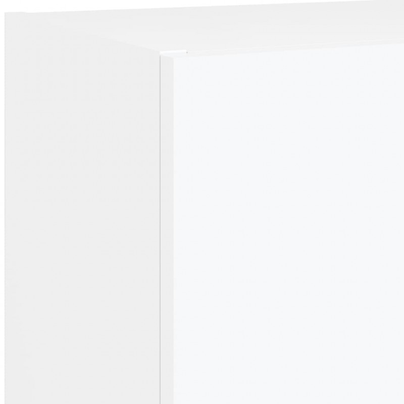Szafka TV z LED, biała, 40,5x30x102 cm