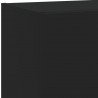Szafka TV z LED, czarna, 40,5x30x102 cm