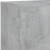 Szafka TV z LED, szarość betonu, 40,5x30x102 cm