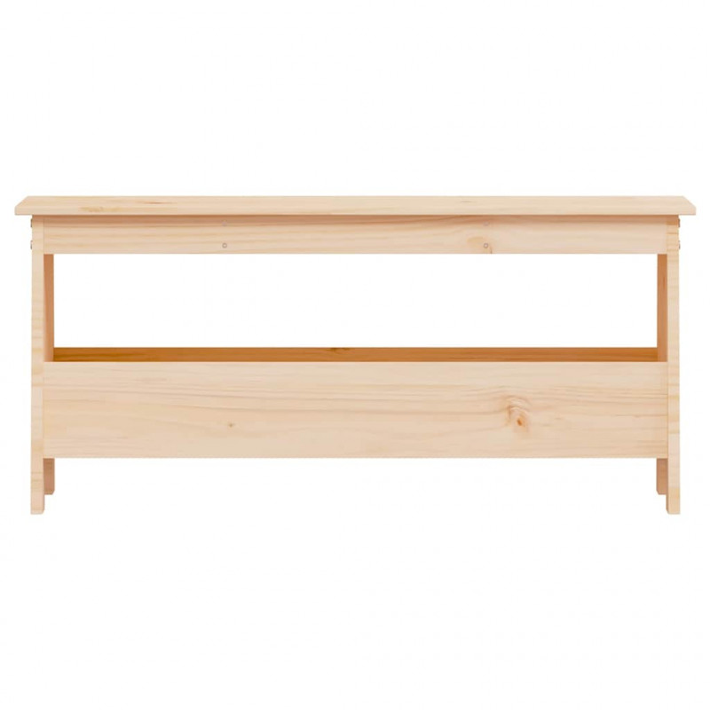 Ławka do holu 100x28x45 cm, lite drewno sosnowe