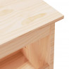 Ławka do holu 100x28x45 cm, lite drewno sosnowe
