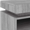 Szafki nocne z LED, 2 szt., szary dąb sonoma, 40x39x48,5 cm