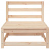 Sofa ogrodowa, 2-osobowa, lite drewno sosnowe