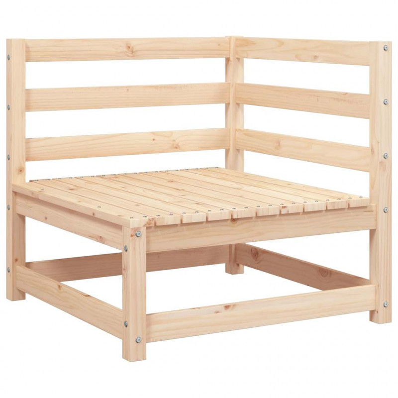 Sofa ogrodowa, 2-osobowa, lite drewno sosnowe