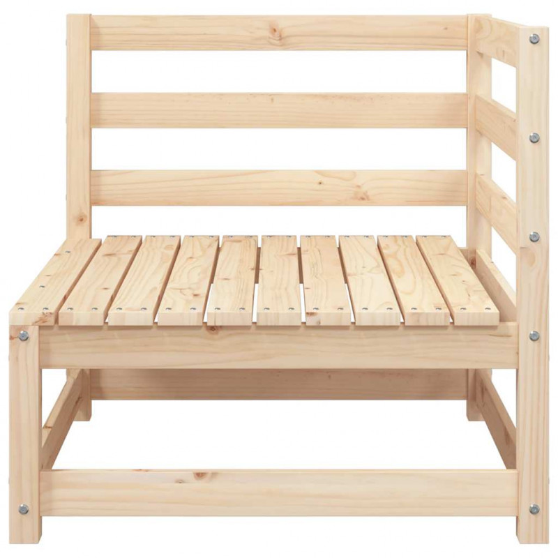 Sofa ogrodowa, 2-osobowa, lite drewno sosnowe