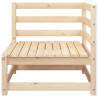 Sofa ogrodowa, 2-osobowa, lite drewno sosnowe