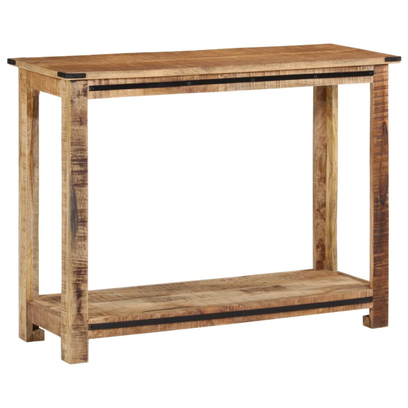 Stolik konsolowy, 100x35x75 cm, lite drewno mango
