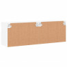Ścienne szafki TV z LED, 2 szt., białe, 60x30x40 cm
