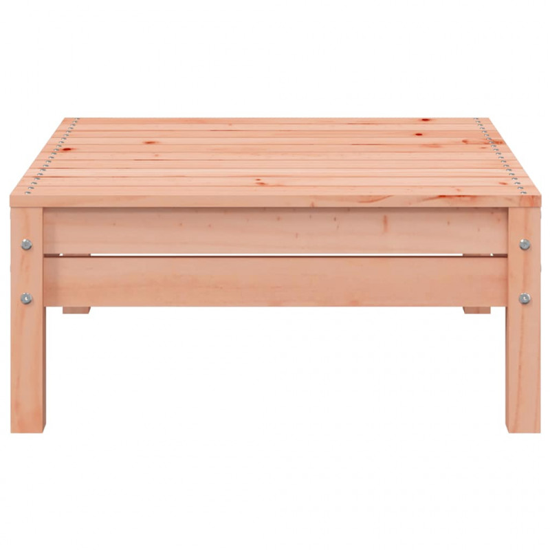Sofa ogrodowa z poduszkami i podnóżkiem, drewno daglezjowe