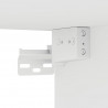 Ścienna szafka TV z LED, biała, 30,5x35x30 cm