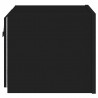 Ścienne szafki TV z LED, 2 szt., czarne, 30,5x35x30 cm
