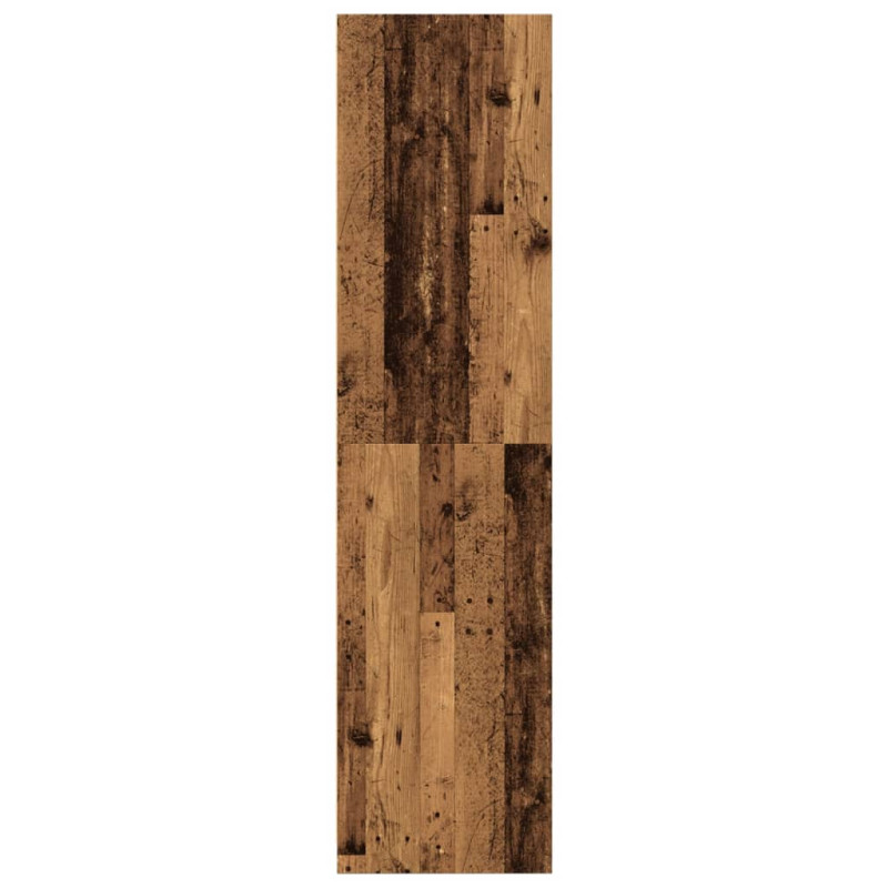 Szafa, stare drewno, 80x50x200 cm, materiał drewnopochodny
