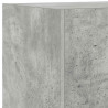 Ścienne szafki TV z LED, 2 szt., szarość betonu, 40,5x35x40 cm