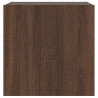 Ścienne szafki TV z LED, 2 szt., brązowy dąb, 40,5x35x40 cm