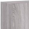 Ścienne szafki TV z LED, 2 szt., szary dąb sonoma, 60x35x41 cm