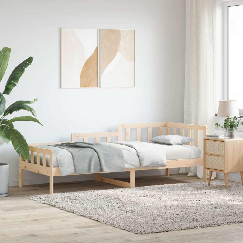 Łóżko dzienne bez materaca, 80x200 cm, sosnowe