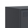 Szafka pod telewizor, antracytowa, 99x39x44 cm, stalowa