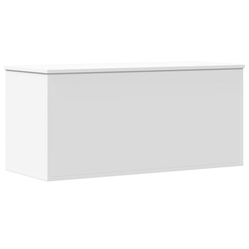 Skrzynia, biała, 100x42x46 cm, materiał drewnopochodny