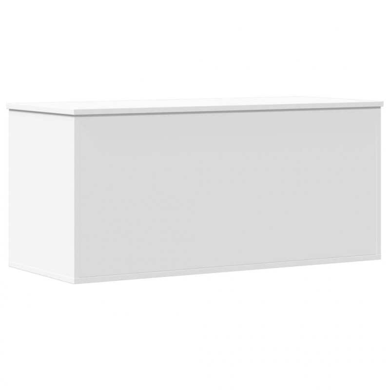 Skrzynia, biała, 100x42x46 cm, materiał drewnopochodny