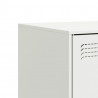 Szafka pod telewizor, biała, 99x39x44 cm, stalowa