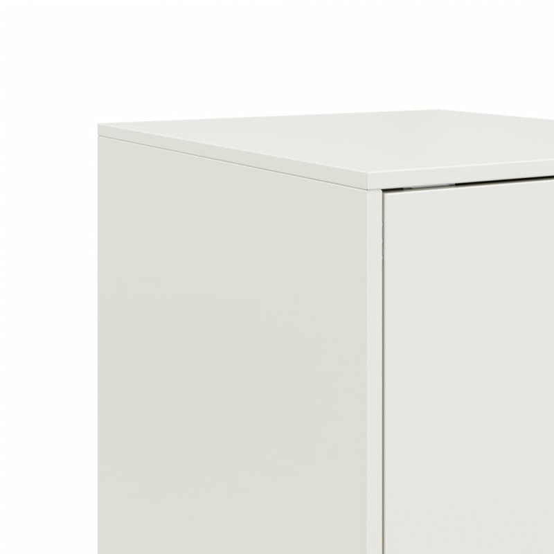 Szafka, biała, 34,5x39x107 cm, stal