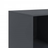 Szafka boczna, antracytowa, 99x39x73 cm, stal