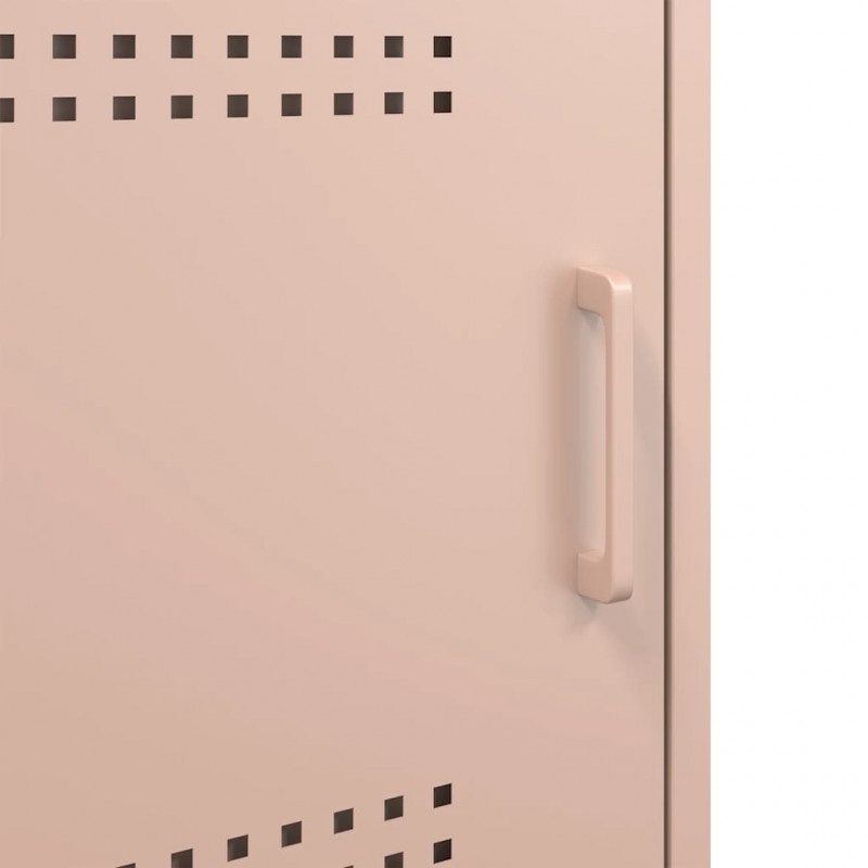 Szafka pod telewizor, różowa, 100,5x39x50,5 cm, stalowa