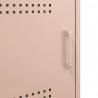 Szafka pod telewizor, różowa, 100,5x39x50,5 cm, stalowa
