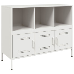 Szafka, biała, 100,5x39x79 cm, stal