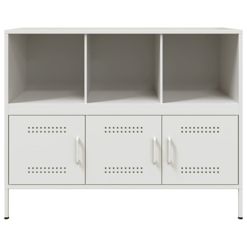 Szafka, biała, 100,5x39x79 cm, stal