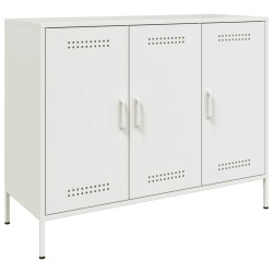 Szafka, biała, 100,5x39x79 cm, stal