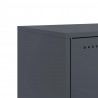 Szafka pod telewizor, antracytowa, 68x39x60,5 cm, stalowa