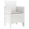 Krzesło Ogrodowe 2 pcs Biały 53 x 49 x 85 cm polipropylen