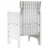 Krzesło Ogrodowe 2 pcs Biały 53 x 49 x 85 cm polipropylen