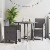 Krzesło Ogrodowe 2 pcs Jasnoszary 53 x 49 x 85 cm polipropylen