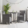 Krzesło Ogrodowe 2 pcs Jasnoszary 53 x 49 x 85 cm polipropylen