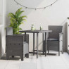 Krzesło Ogrodowe 2 pcs Jasnoszary 53 x 49 x 85 cm polipropylen