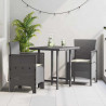Krzesło Ogrodowe 2 pcs Jasnoszary 53 x 49 x 85 cm polipropylen
