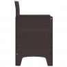 Krzesło Ogrodowe 4 pcs Brązowy 53 x 49 x 85 cm polipropylen