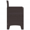 Krzesło Ogrodowe 4 pcs Brązowy 53 x 49 x 85 cm polipropylen