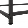 Szafka, czarna, 100,5x39x107 cm, stal