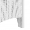 Krzesło Ogrodowe 4 pcs Biały 53 x 49 x 85 cm polipropylen