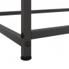 Szafka, czarna, 100,5x39x107 cm, stal