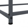 Szafka, antracytowa, 100,5x39x107 cm, stal